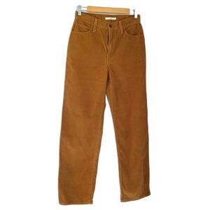 Levi's Women's '94 Baggy Loose Corduroy Pants Size: 26 x 31 Amber Brown Cotton
